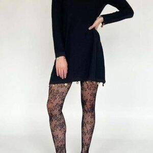 Sonia Rykiel Wool Angora Sweaterdress with coin trim